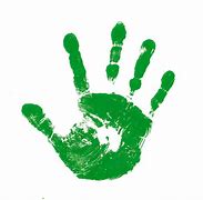 green hand